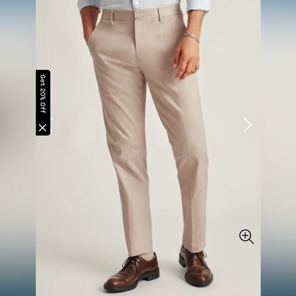Bonobos Weekday Warrior Straight Leg Dress Pants In Wednesday Wheat 37/32 - Picture 1 of 8